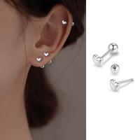 [COD] Small crowd love screw buckle earrings womens ear piercing anti-blocking needle bone nails for girlfriends birthday gift