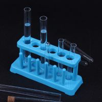 【CW】❃✚✺  1PC Plastic Test Tube Rack 6 Holes Lab Shelf Supply Auxiliary Teaching In School Laboratory