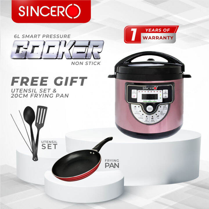 sincero pressure cooker 6l