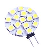 【Booming】 chengyuanshop mall 1ชิ้น Gratis Ongkir 3W G4 LED 5050 SMD 15Leds 180องศาโคมไฟไฟเรือ LED สีขาว Ac/dc 12V 24V DC G4สปอร์ตไลท์