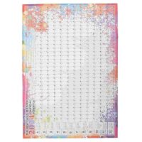 2024 Wall Calendar Planner Hanging Home Korean Version English Schedule Planning Paper Decorative Office