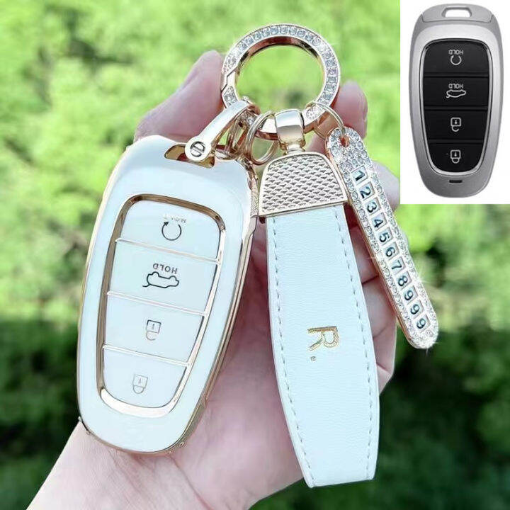 tpu-รถ-key-car-flip-key-chain-สำหรับ-hyundai-santa-fe-sonata-tucson-elantra-ix45-35