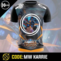 Mobile Legend (สต็อกเพียงพอ) Game Character Custom T-Shirt Unisex Youth Casual Short Sleeve-5คุณภาพสูง size:S-5XL