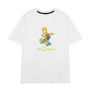 Áo Thun Unisex BOO Dáng Regular In Graphic BART THE SIMPSONS