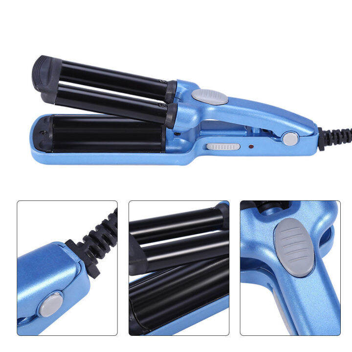 electric-heating-3-barrels-ceramic-hair-curler-salon-styling-pear-flower-wand-roller-safe-mini-waves-curling-iron-hair-crimper