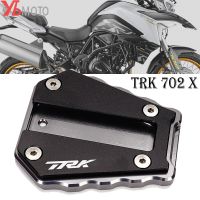 2023สำหรับ Benelli TRK702X TRK 702X 702 TRK702อุปกรณ์เสริมสำหรับรถจักรยานยนต์ CNC ส่วนต่อขยายด้านข้างขาตั้งขยายแผ่นรอง