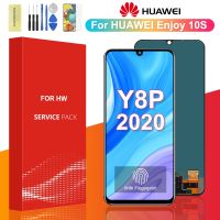 100 New Original 6.3 For Huawei Y8p 2020 LCD AQM-LX1 Y8P Display Enjoy 10s LCD Touch Digitizer Screen For Huawei P Smart S