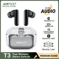 ACEFAST ENC Noise Cancelling TWS Earphone Bluetooth 5.2 Qualcomm QCC304 CVC8.0 Waterproof Apt-x Stereo Bass Earbud Touch Control