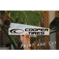 สติ๊กเกอร์แต่งรถ งานไดคัท ลาย COOPER TIRES มีหลายสี มีหลายขนาดให้เลือก