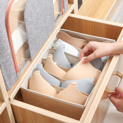 Underwear Storage box Foldable Drawer Organizer for Underwear Socks Shorts Bra Home Cabinet Clothes Organizers Washable