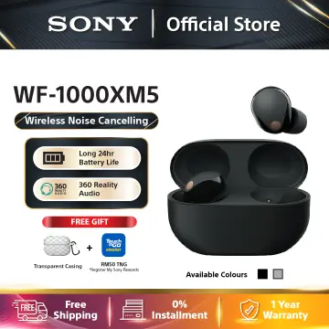 Sony WF1000XM5 True Wireless Noise Cancelling Earbuds Black