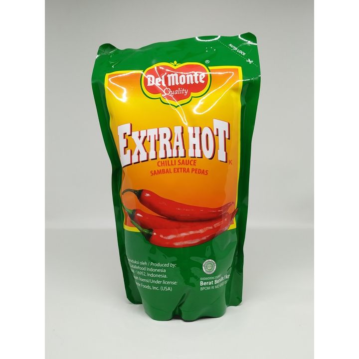 Del Monte Extra Hot 1kg Delmonte Chili Sauce Sambal Extra Pedas