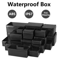 Black Box Outdoor Waterproof Case Plastic Box Electronic Project Case Instrument Waterproof Junction Box Housing