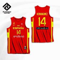 SPAIN ESPAÑA BASKETBALL OLYMPIC 2021 DARK FULL SUBLIMATED JERSEY