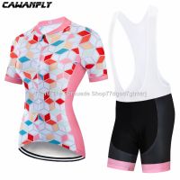 ✎﹉ SUMMER NEW Cawanfly Mtb Set Cycling Clothing Women Clothes Quick Dry Road Bike Equipment Riding Sportswear Clothing