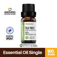 นํ้ามันหอมระเหยทีทรี  ออสเตรเลีย กลั่นไอน้ำ (10 ml - 100 ml) Australia Tea Tree Essential Oil Steam-Distilled ทีทรีออย ทีทรีออยล์ AMOURIQ