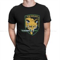 Fox Hound Men Tshirt Metal Gear Solid Game Crewneck Tops T Shirt Humor Birthday Gifts