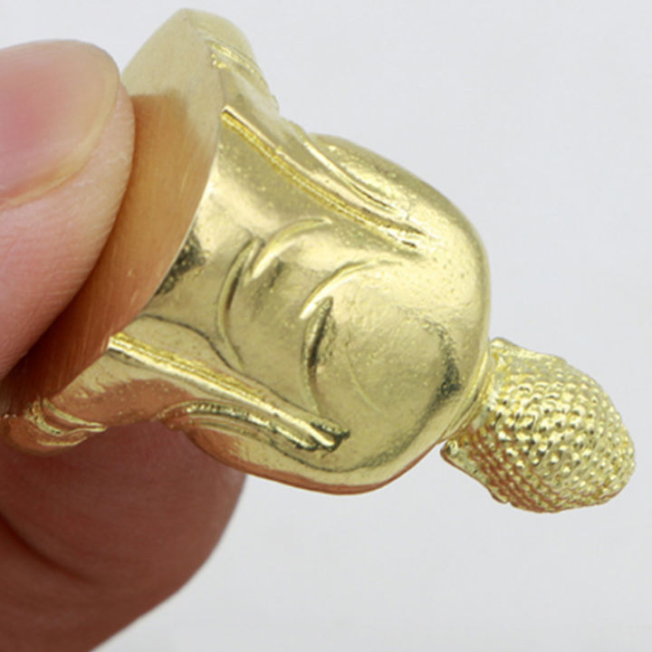 yizhuoliang-pure-brass-miniature-shakyamuni-buddha-ตกแต่งบ้านตกแต่ง-miniature-figurine
