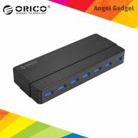 ( รับประกัน 18 เดือน⚡) ORICO H7928-U3 7 Port USB3.0 hub พร้อมอะแดปเตอร์ 12v splitter otg สําหรับคอมพิวเตอร์