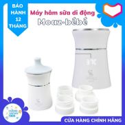 Máy hâm sữa cầm tay Moaz bebe MB041 tặng 4 cổ nối Hegen, Moyuum, Dr.brown