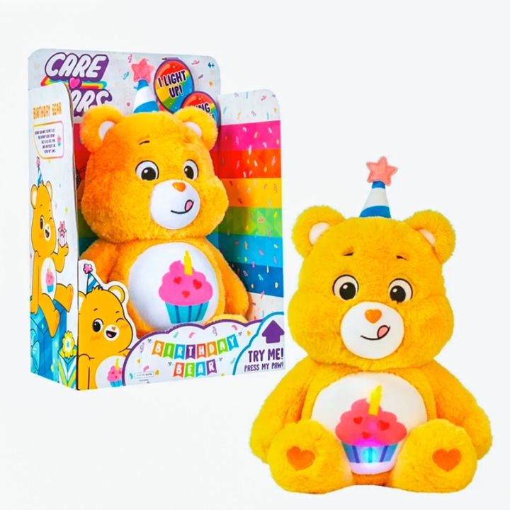 usa-พร้อมส่ง-ตุ๊กตาแคร์แบร์-หมีวันเกิด-birthday-bear-รุ่น-มีเสียง-มีไฟ-สินค้านำเข้าจากอเมริกาแท้-100