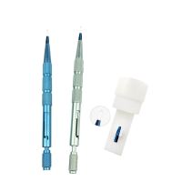 Ophthalmic Knife Elbow Double Lancet Sapphire Blade Ophthalmic Eye Tools Ophthalmic Surgery Instrument