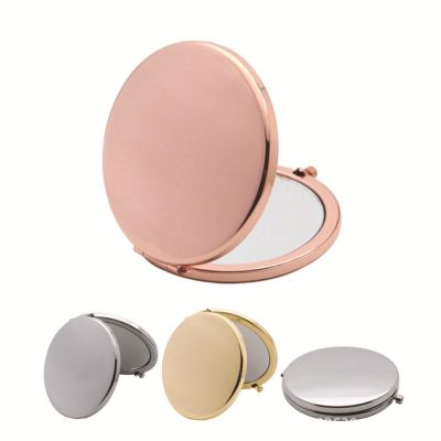 Mini Makeup Compact Pocket Floral Mirror Portable Two-side Folding Make Up Mirror Women Vintage Cosmetic Mirrors for Gift Mirrors