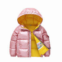 LUQUTCR ฤดูหนาวเด็กทารกเสื้อแจ็คเก็ตหนาเด็ก Warm Light Down Coat เด็กซิป Hooded Outwear เครื่องแต่งกายสำหรับ2-10ปี