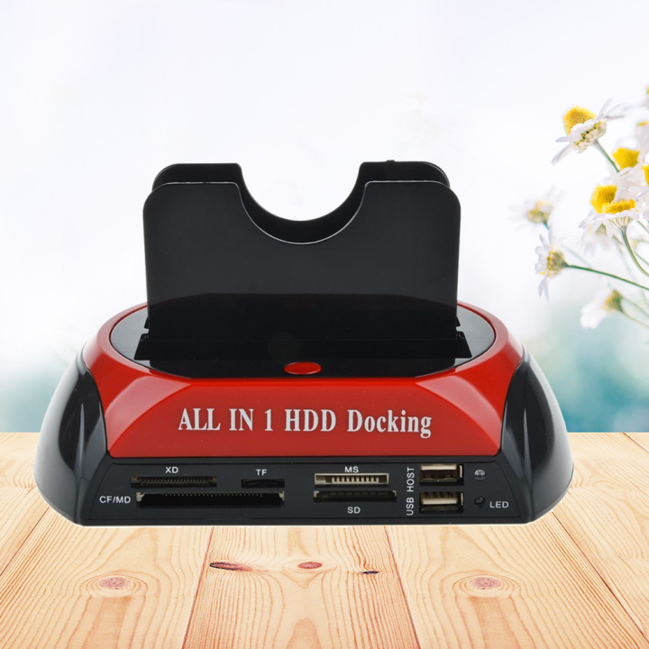 hdd-docking-station-ide-dual-usb-clone-เครื่องอ่านฮาร์ดไดรฟ์มัลติฟังก์ชั่นพร้อมปลั๊ก-us