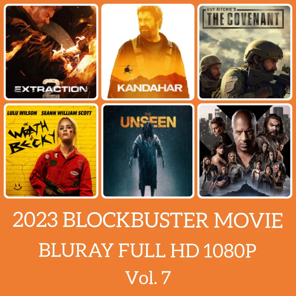 PENDRIVE USB TV 2023 BLOCKBUSTERS ENGLISH MOVIE VOL.7 BLURAY