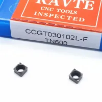หัวกัดคว้านขนาดเล็ก CCGT030102L-F CCGT030104L-F CCGT040102L-F CCGT040104L-F TN600 ไฮไลท์เซรามิกเม็ดมีดเครื่องมือตัด