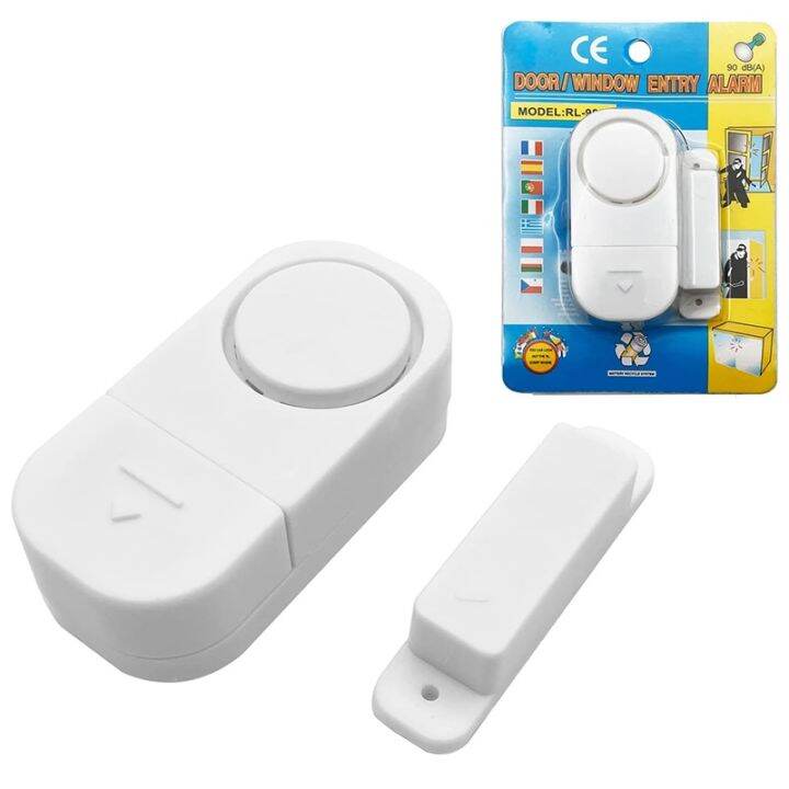Super Loud Wireless Sensor Window Door Entry Alarm Self