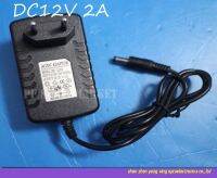 【☸2023 New☸】 pingguij Zu Dc12v 2a Ac110-240v เป็นอะแดปเตอร์จ่ายไฟไฟฟ้ากระแสตรงปลั๊ก Eu สำหรับ3528 5050แถบไฟ Led