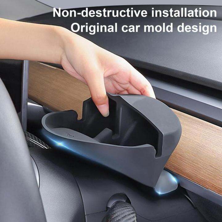 silicone-phone-holder-mount-steering-wheel-mount-holder-for-model-3-y-space-saving-auto-storage-tool-for-mobile-phones-glasses-and-other-small-sundries-successful