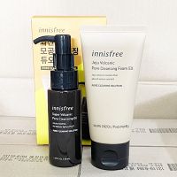 Innisfree Jeju Volcanic Pore Cleansing Duo Kit โฟมล้างหน้า อินนิสฟรี