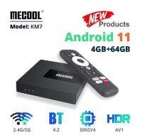 ทุกรุ่นกล่องสมาร์ททีวี KM7 Mecool ATV 11 S905Y4 Amlogic 4GB 64GB รองรับ Wi-Fi 2.4G/5G BT4.2 4K Uso70d