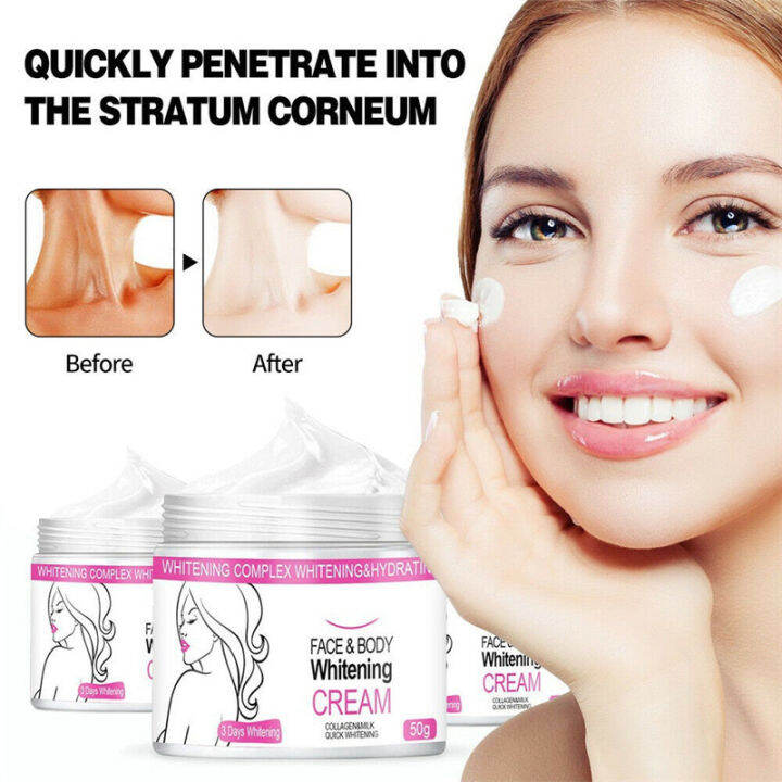 50g Whitening Cream for Face and Body Hydrating Moisturizing ...