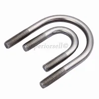 M6 M8 U-Bolts Round Pipe U Bolt - A2 304 Stainless Steel