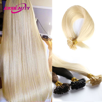 Nail U Tips Keratin On Capsule Remy Human Remy Hair Extensions 0.8g1gpc 50g Straight Fusion Machine Made Natural Ombre Blonde