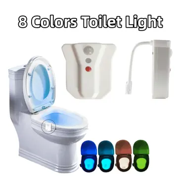 LED Toilet Seat Night Light Motion Sensor WC Lamp Backlight for Toilet Bowl