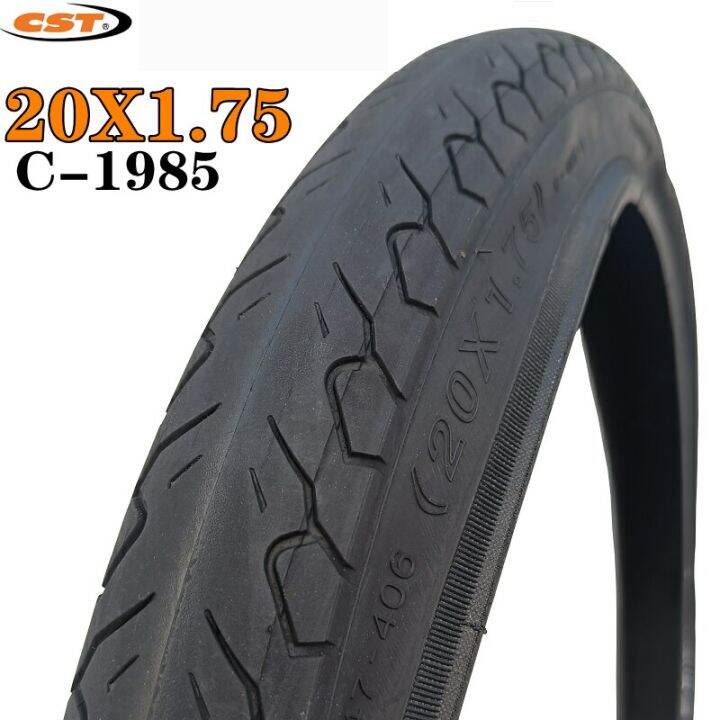 【Free shipping】CST C1985 20inch Bike Half Bald Tire 20X1.75 Suitable