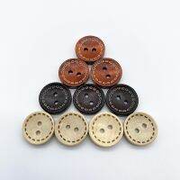 【YF】✘✇✥  New15mm Circular Dotted Buttons Scrapbooking for Wedding Sewing Accessories