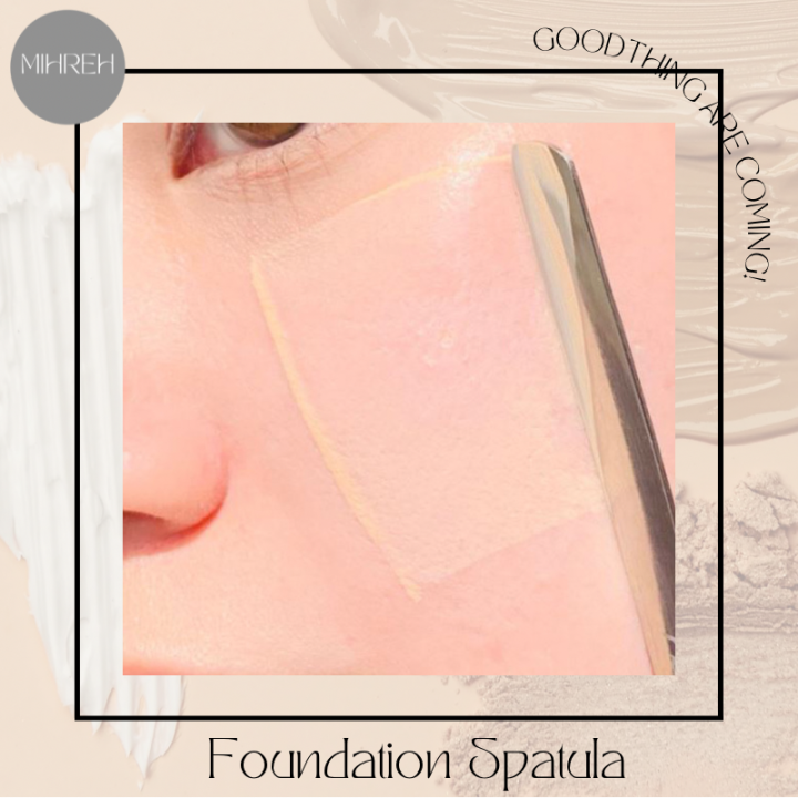 พร้อมส่ง-foundation-spatula-ไม้พายลงรองพื้น-นวัตกรรมใหม่ของการลงรองพื้น-แบบช่างแต่งหน้าเกาหลี