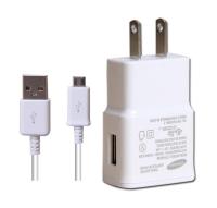 Samsung สายชาร์จ Micro USB Data Cable + หัวปลั๊ก Adative Fast Charger สายชาร์จ