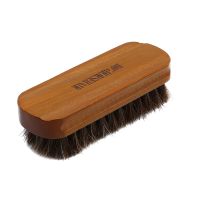 High Quality Natural Leather Real Horse Hair Soft Polishing Tool Bootpolish Horsehair Shoe Brush Polish Hot Sale Shoe Care