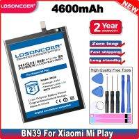 【In Stock】 hhctty LOSONCOER BN39 4600MAh สำหรับโทรศัพท์มือถือ Mi Play