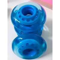 ล้อสเก๊ต Indoor skate wheel for Kids _Ocean blue color_size 68mm x 24mm qty 4 wheels.