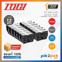 PT-200 (12 pcs) : เทอมินอลบล็อค 240A / 100mm² (UL 200A) AWG2~4/0 (Screw) M10 - Togi / Toyogiken - Terminal Block by pik2pak.com #ซื้อเป็นแพ็คถูกกว่า