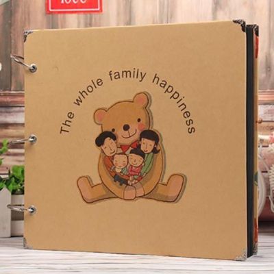 202315 นิ้ว diy อัลบั้มรูปอัลบั้มแฮนด์เมด Baby Creative Birthday Childrens Growth Album Handbook Family Memorial Album