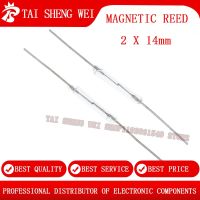 100pcs N/O Reed switch Magnetic Switch 2 x 14mm Magnetic Reed Normally Open Magnetic Induction switch For Arduino